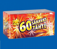 Ilutulestiku patarei 60 SÄRAVAT TÄHTE