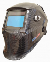 Keevitusmask AIRCOM VII DIN 9-13, Black Carbon, isetumenev