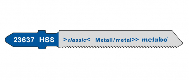 Tikksaetera metallile 1,2/51 mm, HSS 5 tk, Classic, Metabo