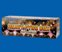 Ilutulestiku patarei HEAVY PYRO BOX, 131 lasku