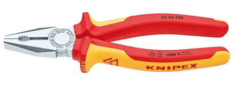 Näpitstangid 200 mm VDE Comfort käepide, KNIPEX